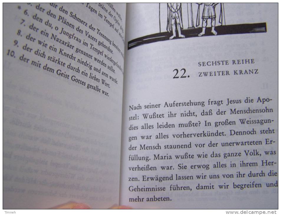 BETRACHTENDER ROSENKRANZ - HANS STEFFENS -1976 B. KÜHLEN VERLAG - Kleines BÜCHLEIN - Christianisme