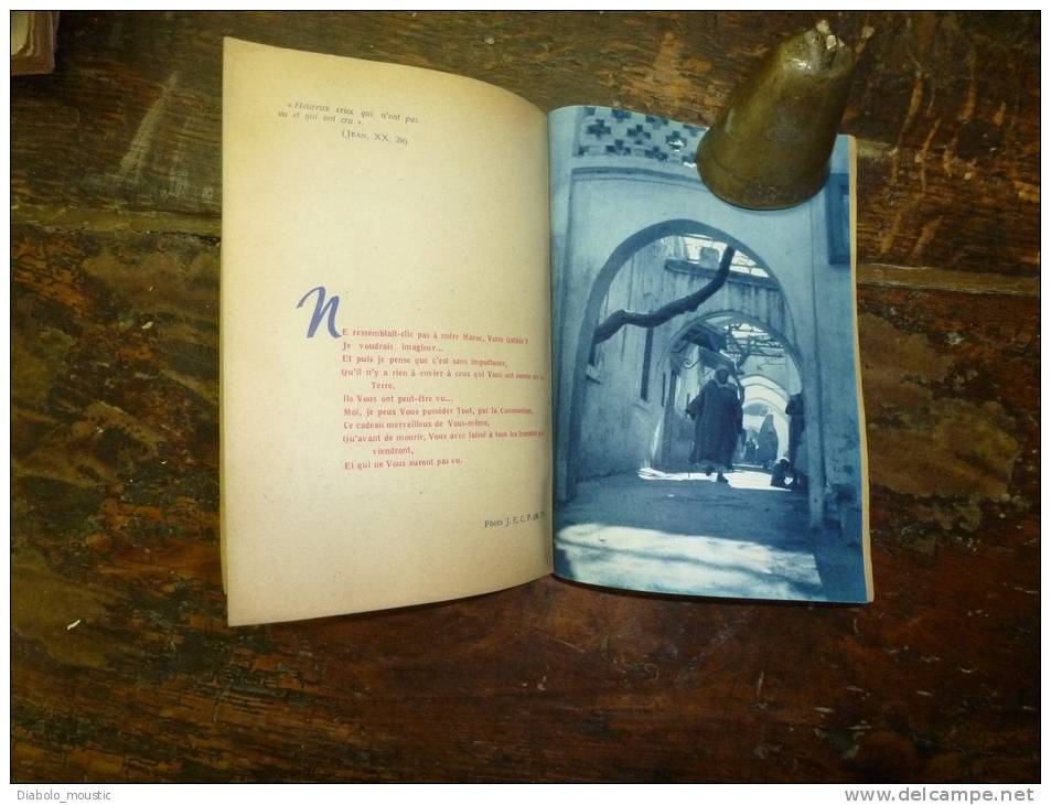 1948          LES PLUS BELLES PAROLES DU CHRIST Avec Belles Photos Sépia Bleuâtres - Religion