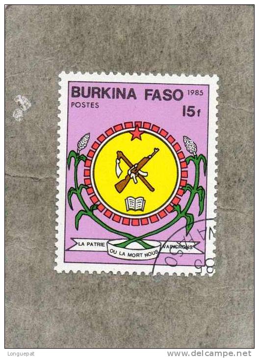 BURKINA-FASO : Symboles Nationaux : Armoiries. - Burkina Faso (1984-...)