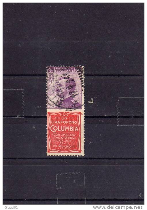 Francobollo Pubblicitario Columbia 50 C - Reclame