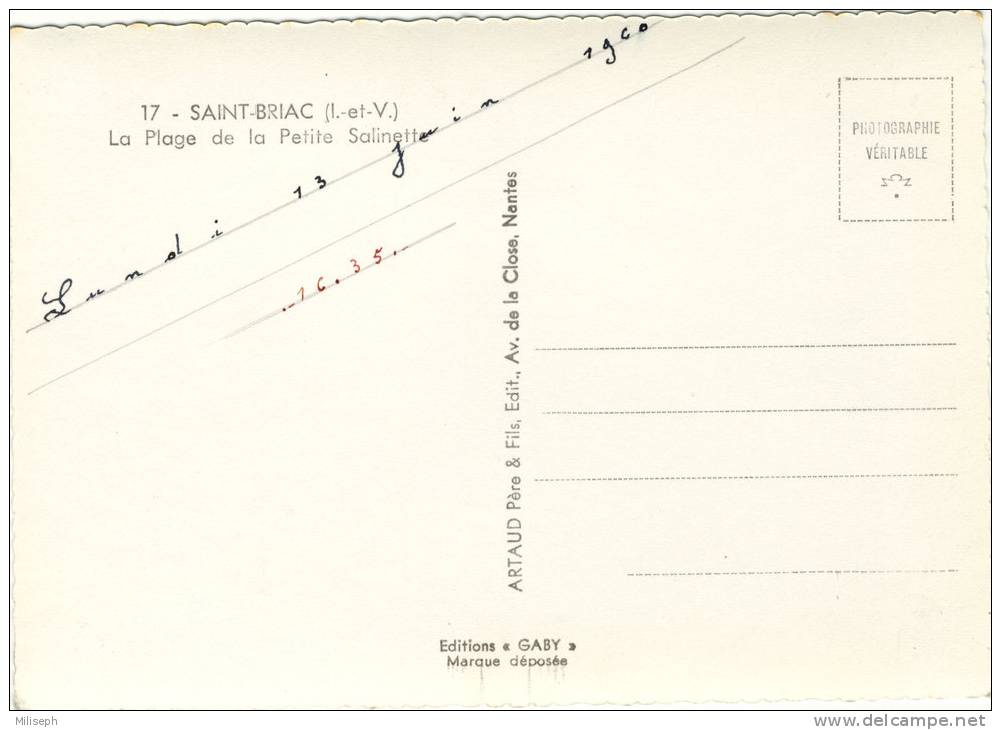 SAINT-BRIAC - La Plage De La Petite Salinette     (2174) - Saint-Briac