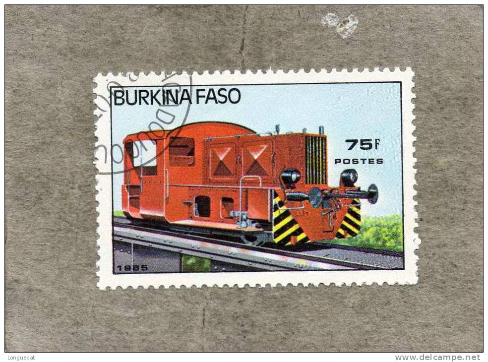 BURKINA-FASO : Locomotives Et Trains : Locomotive De Manoeuvre- Transport - Chemin De Fer - Burkina Faso (1984-...)