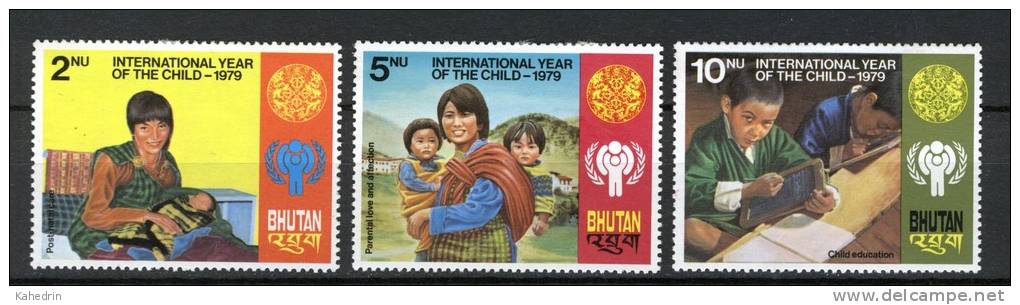 Bhutan 1979, Year Of The Child - Kind - Enfant *, MLH - Bhutan