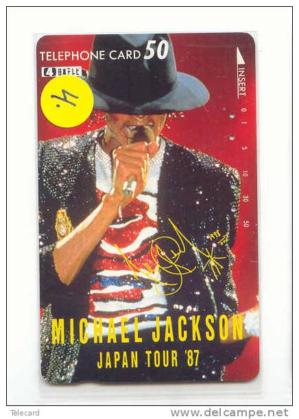 RARE * PHONECARD JAPAN * MICHAEL JACKSON (4) Telecarte Japon * Telefoonkaart Japan * MUSIC * MUSIQUE * FILM - Music