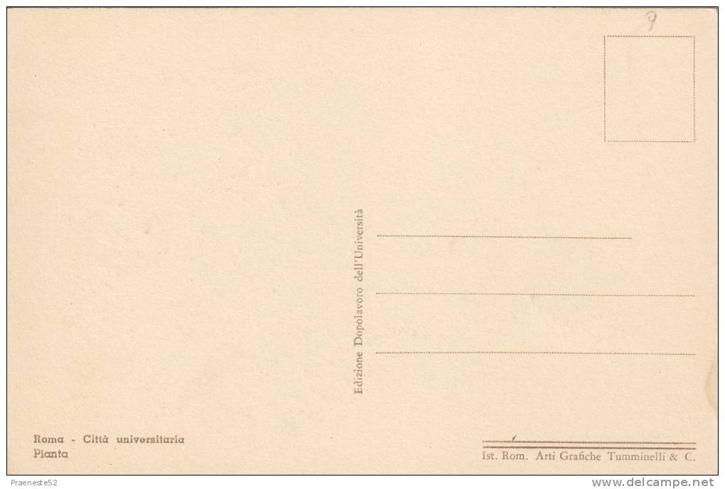 Roma-citta ' Universitaria-pianta - Unterricht, Schulen Und Universitäten