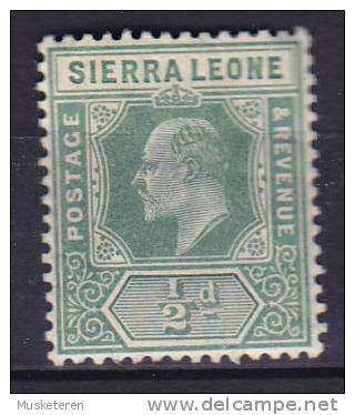 Sierra Leone 1905 Mi. 55     ½ P King König Edward VII. MH* - Sierra Leone (...-1960)