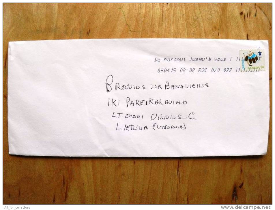 Olympic Games Vancouver 2010, Sport, Ice Hockey, Cover Sent From Canada To Lithuania, - Winter 2010: Vancouver