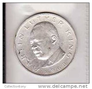 Medaglia - Martin Luther King 1968 - Al Retro John-Robert  Kennedy- Argento - Diam. 31 Peso 11.4 Gr (50) - Autres & Non Classés