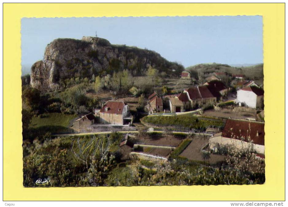 ST-LAURENT La ROCHE (39.Jura) Vue Prise Du Châtelet Au Fond , La Madone - Sonstige & Ohne Zuordnung