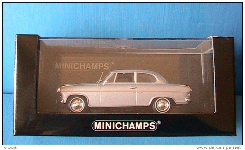 BORGWARD ISABELLA 1959 SILVER ALUSILBER METALLIC MINICHAMPS 400096000 1/43 - Minichamps