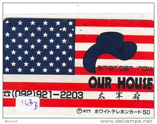 Télécarte Japon * USA Reliee (163a) USA RELATED *  Japan Phonecard * - Advertising