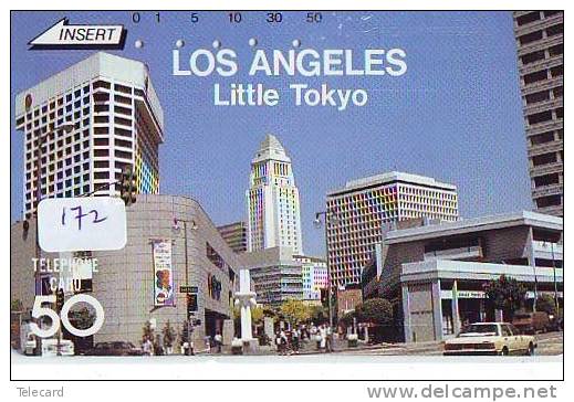 Télécarte Japon * USA Reliee (172) USA RELATED *  Japan Phonecard * LOS ANGELES - Landscapes