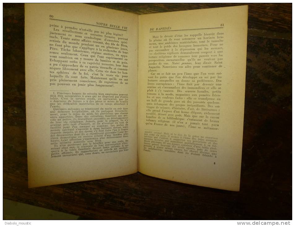 1943   NOTRE BELLE VIE DE BAPTISES    Par L' Abbé  Thellier De Francheville - Religion