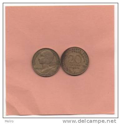 FRANCE - 20 Centimes 1964 - Otros & Sin Clasificación