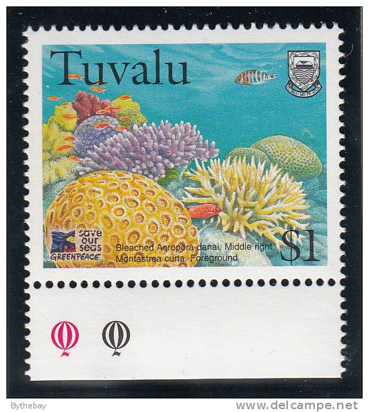 Tuvalu MNH Scott #776 To #779 Set Of 4 Coral Reef Life - Tuvalu