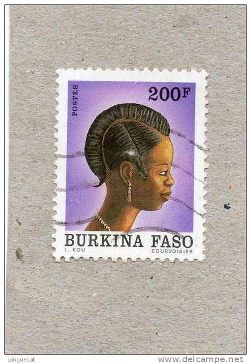 BURKINA-FASO : Coiffure Burkinabé - Buste De Femme - Tradition - Artisanat - Coutume - Burkina Faso (1984-...)
