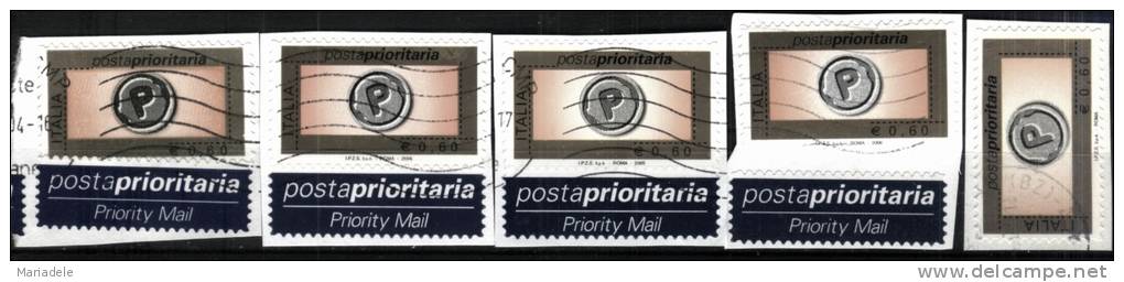 Italia 2004-05, Posta Prioritaria € 0,60 (o), Tutte Le Emissioni - Lotti E Collezioni