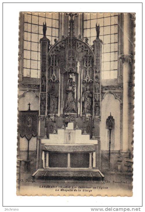 Larchant: Interieur De L' Eglise, La Chapelle De La Vierge, Autel (12-1161) - Larchant