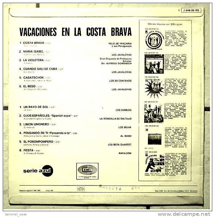 LP  Vinyl  - 1970  Vacaciones En La Costa Brava  ,  EMI J 048-20.163 - Other - Spanish Music