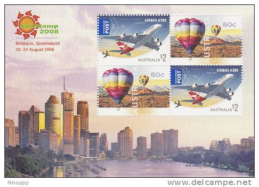 Australia 2008 Sunstamp  Brisbane     Miniature Sheet MNH - Mint Stamps