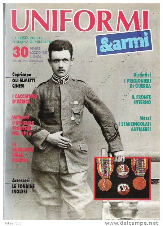 Uniformi E Armi N. 30 Ago 1993 - Italiano