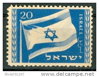 Israel - 1949, Michel/Philex No. : 16, - ERROR "IsraCl" - MNH - *** - No Tab - Non Dentelés, épreuves & Variétés