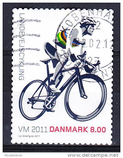 Denmark 2011 BRAND NEW 8.00 Kr VM Cykling World Championship Bicycling - Usado