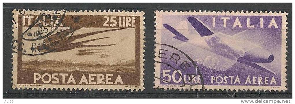 1947-55-sass 133-134 - Poste Aérienne