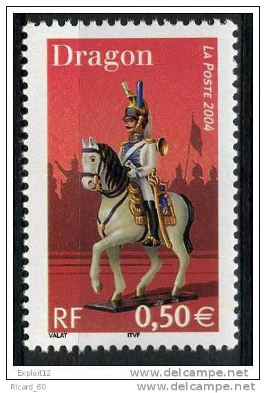 Timbre(s) Neuf(s)** France, Napoléon 1er Et La Garde Impériale, Dragon, N°3681 Y Et T, 2004 - Neufs