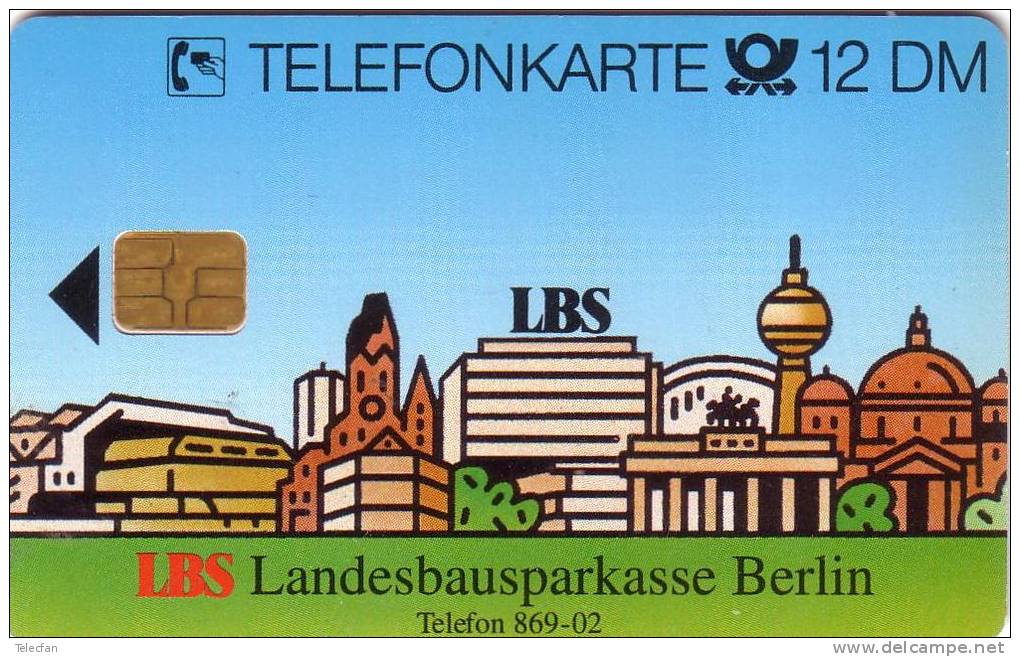 ALLEMAGNE GERMANY BERLIN LBS BANK UT - Francobolli & Monete