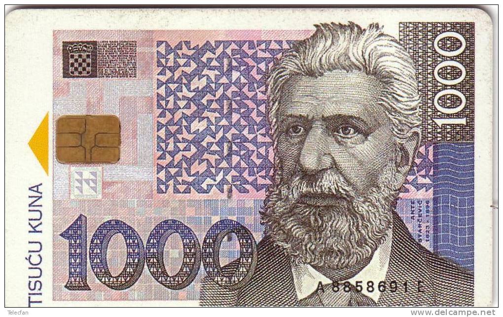 CROATIE CROATIA BANK NOTE BILLET BANQUE 1000 KUNA UT - Timbres & Monnaies