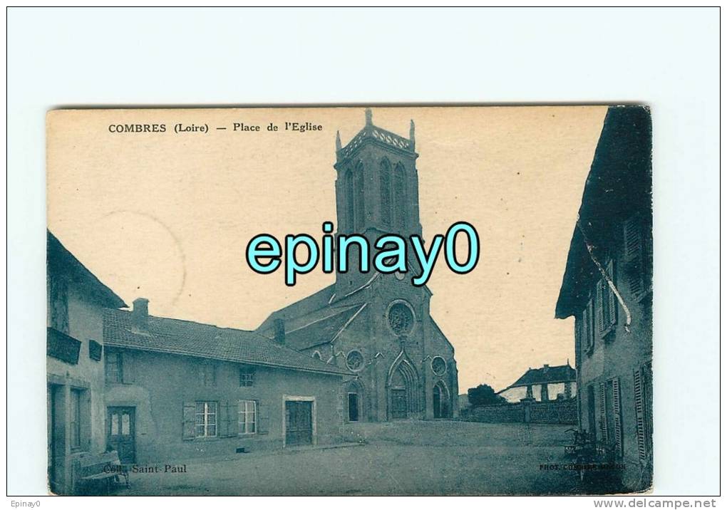 Br - 42 - COMBRES - Place De L'église - édition Saint Paul - Autres & Non Classés