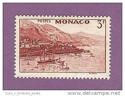 MONACO TIMBRE N° 180 NEUF AVEC CHARNIERE LE PORT - Neufs