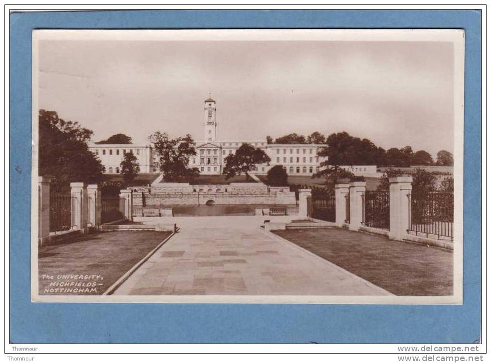 NOTTINGHAM  -  THE  UNIVERSITY  .  HIGHFIELDS  -  1946    -  BELLE CARTE PHOTO  - - Nottingham