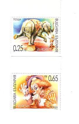 2002 Europe - Cirkus 2 V.- MNH BULGARIE  / Bulgaria - Circus