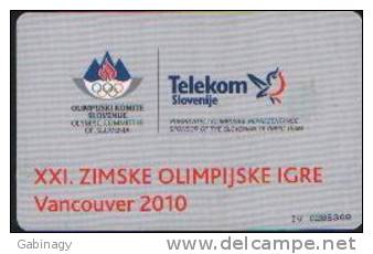 SLOVENIA - 778 - WINTER OLYMPIC GAMES, VANCOUVER 2010 - Slovénie