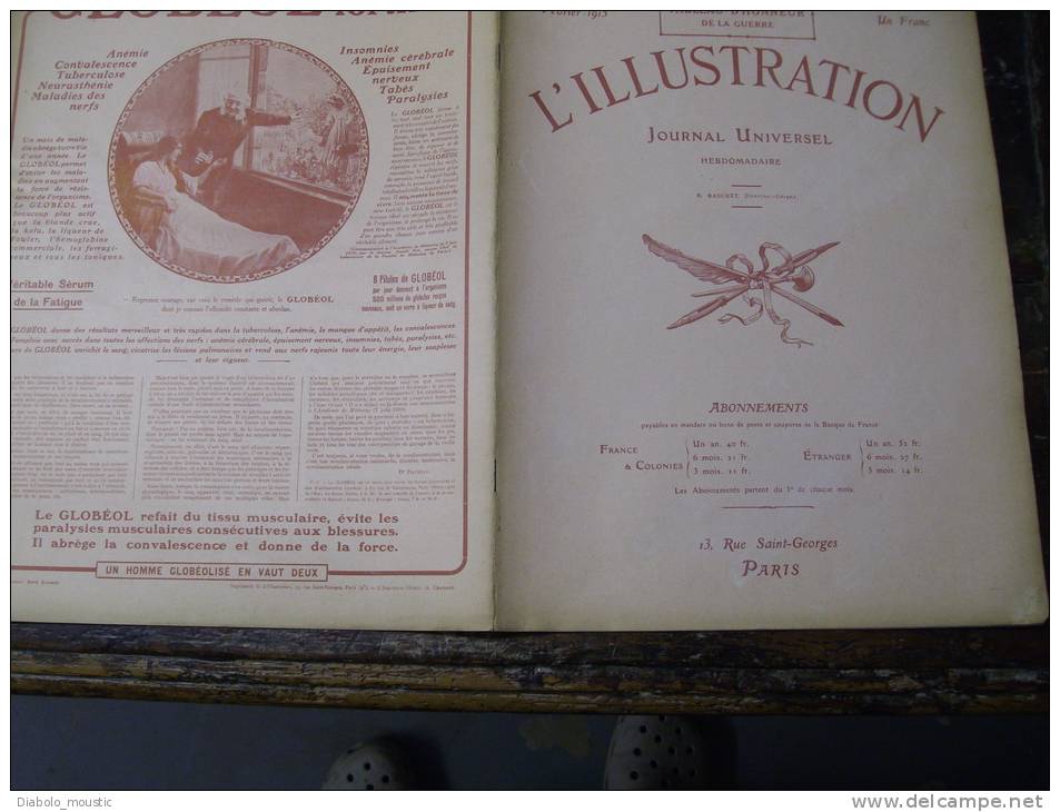 1915   Le PAPE  BENOIT XV Et La PAIX ;  La Correspondance Des Prisonniers De Guerre ; CATTARO ; La Lettre Du Front - L'Illustration