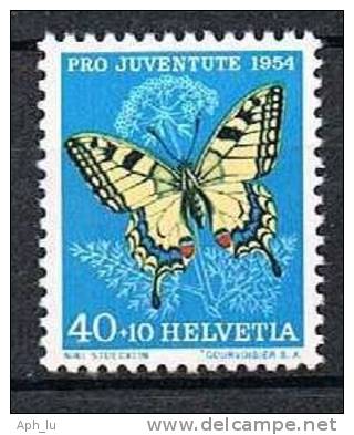 Schweiz, 1954 Pro Juventute 40 Cent., MiNr. 606 Postfrisch (a280204) - Unused Stamps