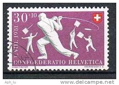 Schweiz, 1951 Pro Patria 30 Cent., MiNr. 558 Gestempelt (a280309) - Usati