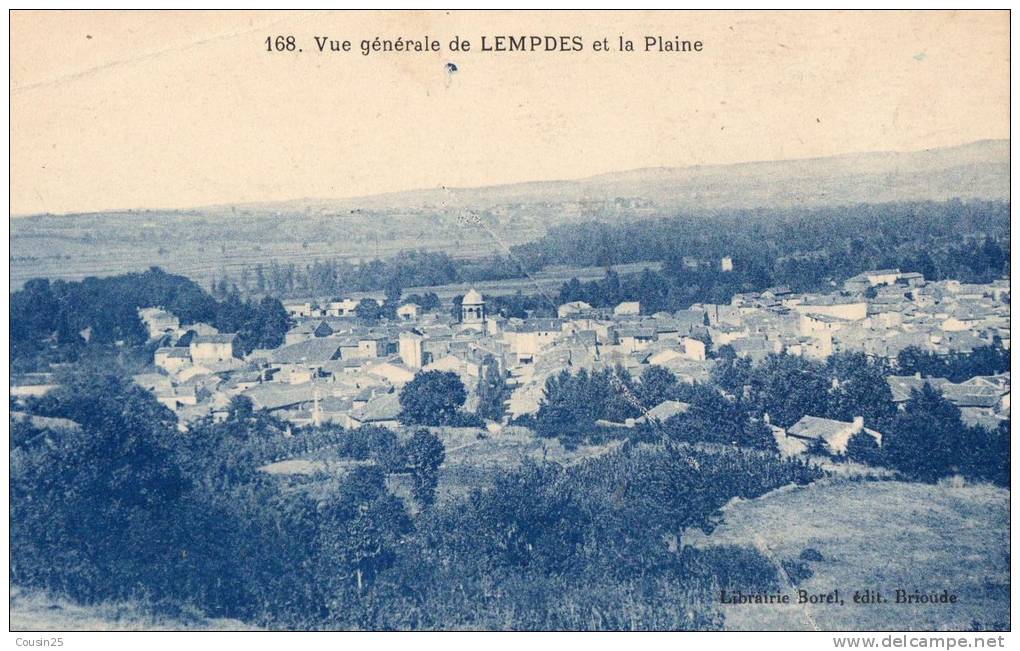 63 Vue Générale De LEMPDES Et La Plaine - Lempdes