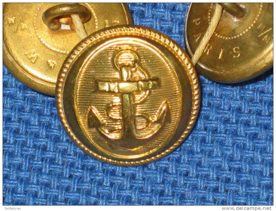 Bonton Marine MARIN  21mm T.w&w Paris - Buttons