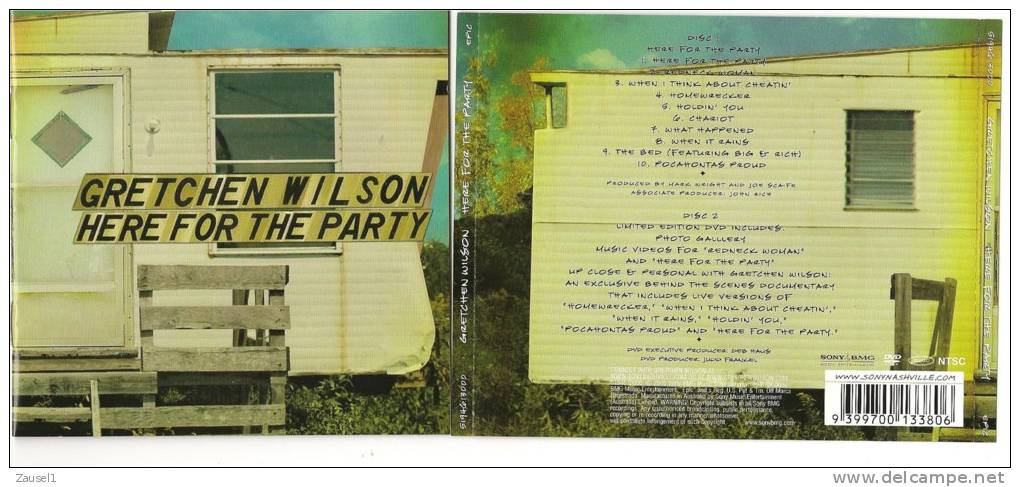 Gretchen Wilson - Here For The Party - Deluxe Edition, CD + DVD !!!   - Original - Country En Folk