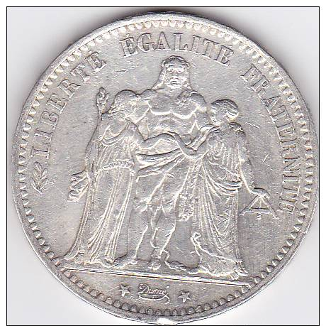Piece 5 Francs Argent 1875A - - Otros & Sin Clasificación