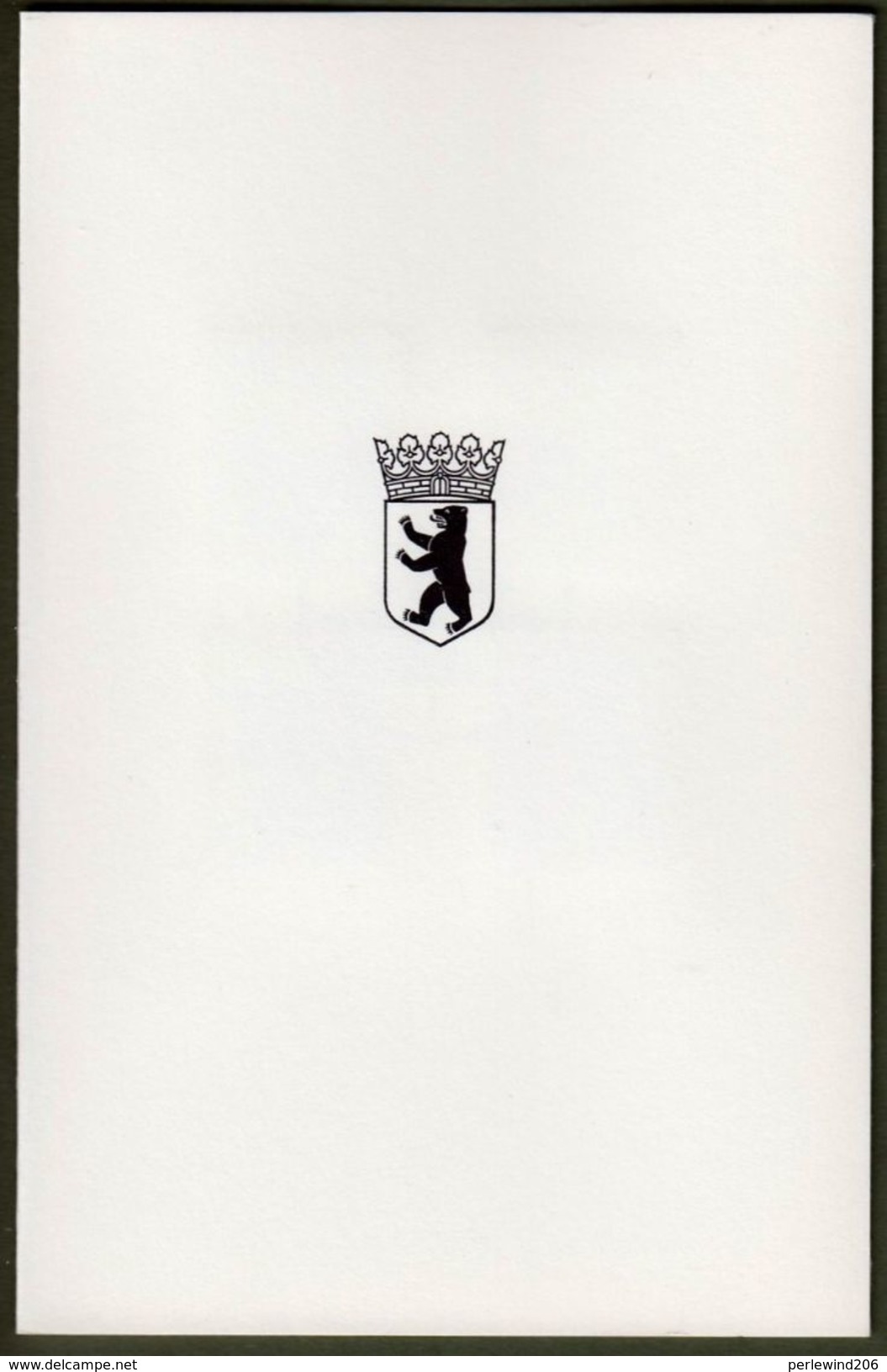 Berlin: Minister Card - Ministerkarte Typ 4L, LPD Berlin, Mi-Nr. 459-62, " Wohlfahrt 1973: Musikinstrumente " RR !  X - Storia Postale