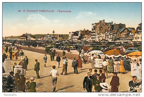 LE TOUQUET-PARIS-PLAGE. L'esplanade - Le Touquet