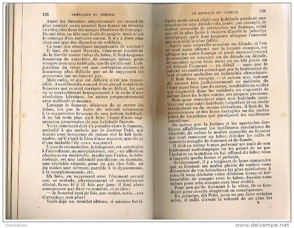 MEDECINE : LIP TAY : BREVIAIRE DU FUMEUR DU CHIQUEUR ET DU PRISEUR  1910 - Documenten