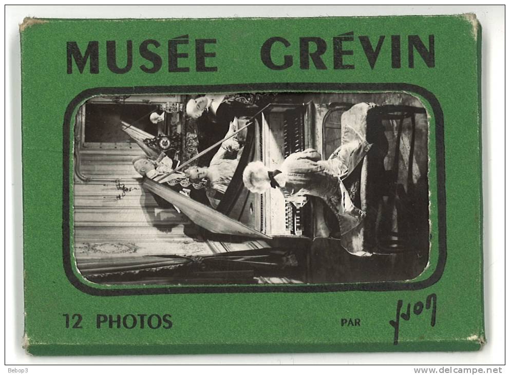 75 9ème Arr Paris - Musée Grévin, Souvenir De 12 Photos Format 9.3 X 6.6 Cm - Musea