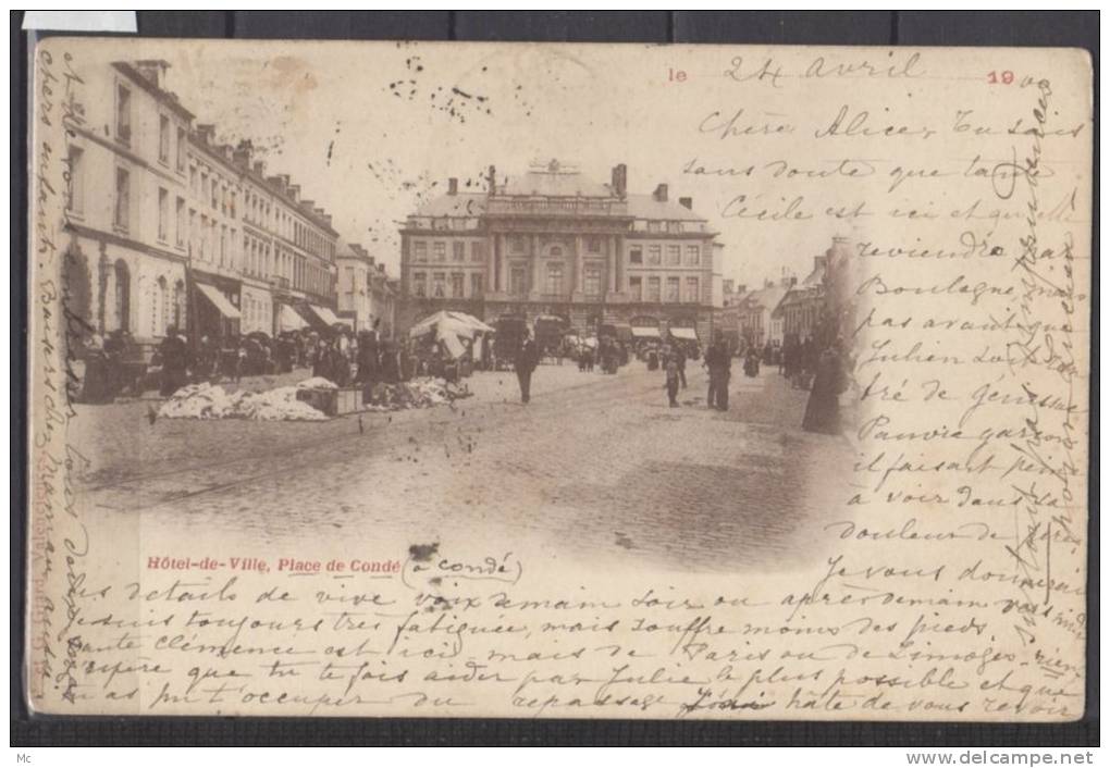 59 - Condé Sur L'Escaut - Place De Condé - Conde Sur Escaut