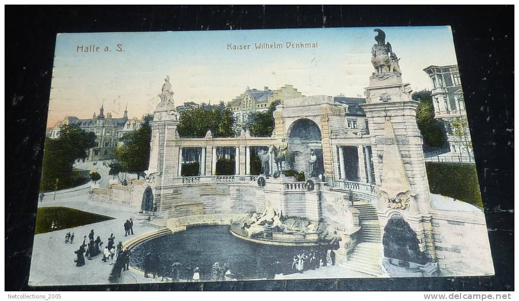 HALLE A.S - KAISER WILHELM DENKMAL - ALLEMAGNE - Halle (Saale)