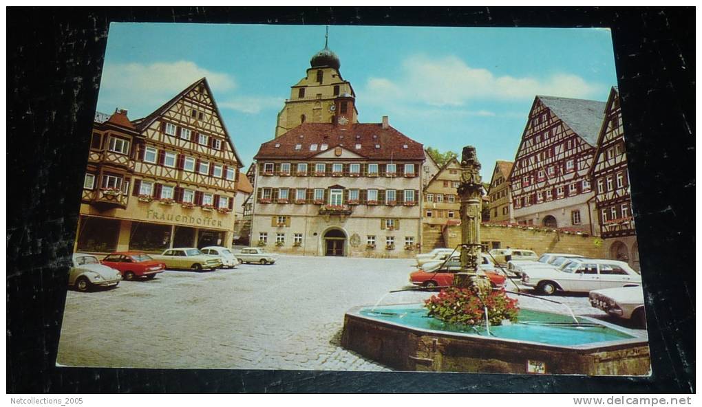 LOT DE 6 CARTES SEMI-MODERNE D'ALLEMAGNE - ZURICH / DUSSELDORF / KONSTANZ / HERRENBERG / HEIDELBERG / BERNKASEL/MOSEL - Collections & Lots